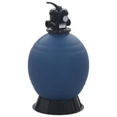 Petromila vidaXL Bazénová piesková filtrácia so 6-cestným ventilom modrá 560 mm