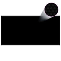 Petromila vidaXL Bazénová plachta, čierna 600x300 cm, PE