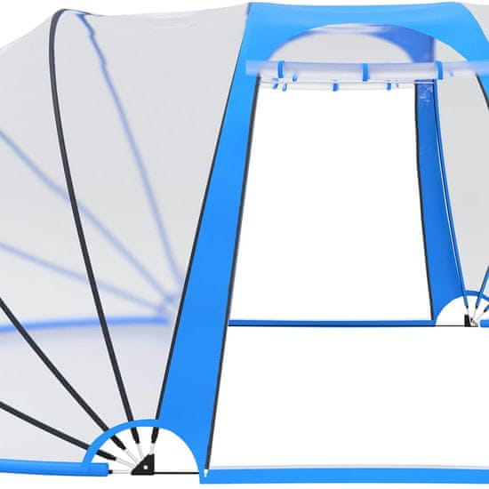 vidaXL Dôme de piscine 559x275 cm