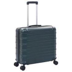 Vidaxl Súprava cestovných kufrov s tvrdým krytom 2 ks zelená ABS
