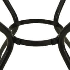 Vidaxl Bistro stolík 60x60x70 cm, oceľová sieťovina