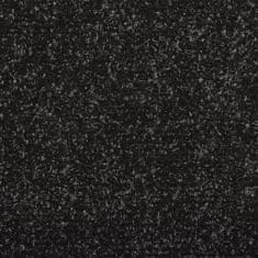 Vidaxl Nášľapy na schody 15 ks, vpichované 65x25 cm, čierne