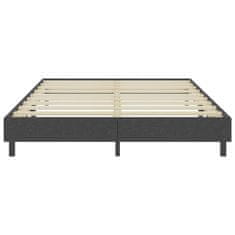 Vidaxl Posteľ boxspring tmavošedá látková 180x200 cm