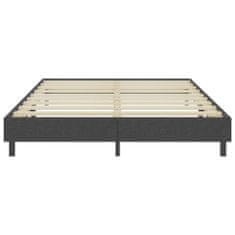 Vidaxl Posteľ boxspring tmavošedá látková 180x200 cm