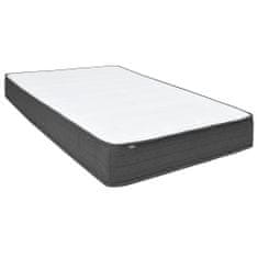 Vidaxl Posteľ boxspring tmavošedá látková 160x200 cm