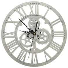 Vidaxl 325169 Wall Clock Silver 30 cm Acrylic