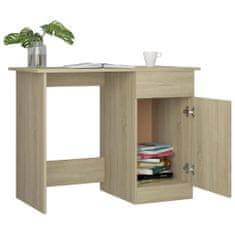 Petromila vidaXL Písací stôl, dub sonoma 100x50x76 cm, kompozitné drevo