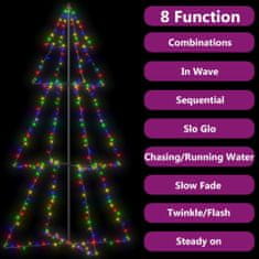 Vidaxl Vianočný stromček kužeľ 300 LED interiér a exteriér 120x220 cm