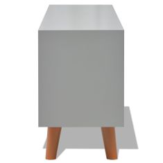 Vidaxl Komoda z MDF, 100x30x50 cm, sivá