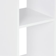 Petromila vidaXL Barový stôl, biely a dub sonoma 60x60x110 cm