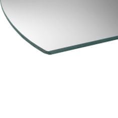 Vidaxl Nástenné zrkadlá 8 ks 20x20 cm zvlnený dizajn sklenené