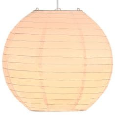 Vidaxl Závesná lampa, biela Ø30 cm E27