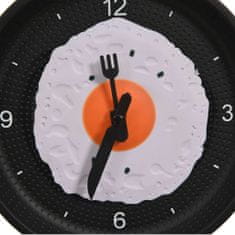 Vidaxl 325164 Wall Clock with Fried Egg Pan Design 18,8 cm