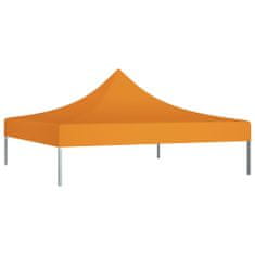 Vidaxl Strecha na párty stan 3x3 m, oranžová 270 g/m2