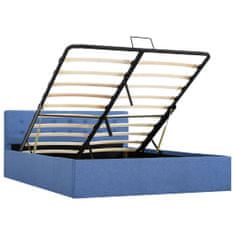 Vidaxl Hydraulický posteľný rám+úložný priestor, látka 140x200 cm