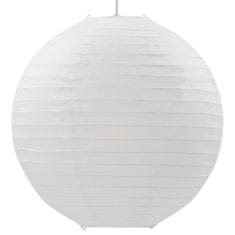 Vidaxl Závesná lampa, biela Ø45 cm E27