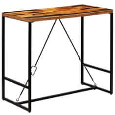 Petromila vidaXL Barový stôl, recyklovaný masív 120x60x106 cm