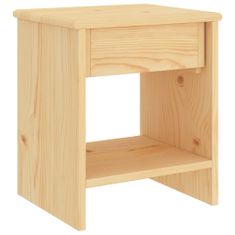 Vidaxl Nočné stolíky 2 ks bledé drevo 35x30x40 cm borovicový masív