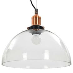 Vidaxl Závesná lampa 2 ks priehľadná 30 cm okrúhla E27