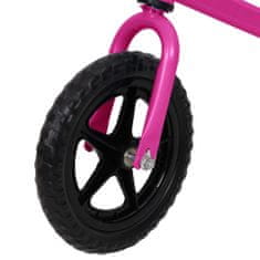 Vidaxl Balančné odrážadlo 12-palcové kolesá ružové