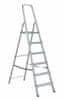 Rebrík schodíkový ALW 506, 6 stupňov (5+1), 6 stupňov (5+1)