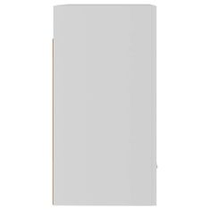 Vidaxl Závesná skrinka, biela 50x31x60 cm, drevotrieska