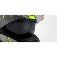 MAXX FF 950 Helma s vyklápacím integrálom čiernozelená reflex XXL černozelená reflexní