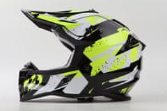 MAXX MX 633 cross helma čiernozelená reflex S