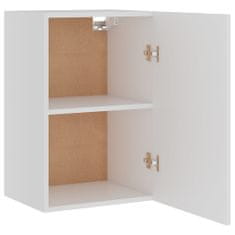 Vidaxl Závesná skrinka, biela 39,5x31x60 cm, kompozitné drevo