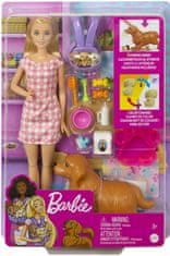 Mattel Barbie Novonarodené šteniatka HCK75