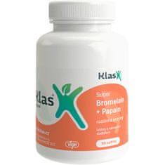 Klas Super Bromelain 500 mg + Papaín 90 tbl.