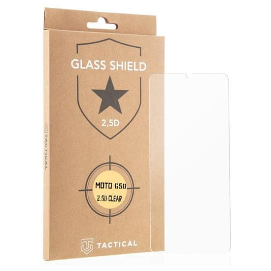 Tactical Glass Shield 5D sklo pre Motorola Moto G50 - Čierna KP8399