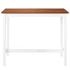 Petromila vidaXL Barový stôl z masívneho dreva, 108x60x91 cm