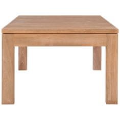 Vidaxl Konferenčný stolík z teakového dreva prírodný vrch 110x60x40 cm