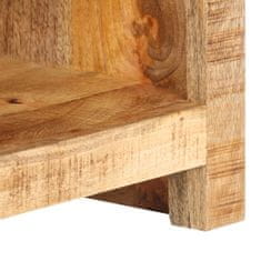 Vidaxl Knižnica 59x30x80 cm surové mangovníkové drevo