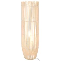 Vidaxl Stojanová lampa vŕba biela 52 cm E27