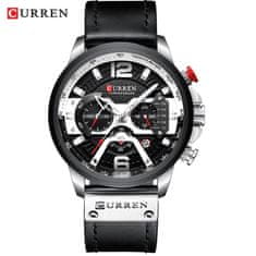 Curren Hodinky Luxury CURREN-Čierna/Strieborná KP5430