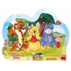 Walt Disney: Schovávačka s Medvedíkom Pú - puzzle 25 dielikov