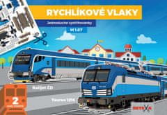 Rychlíkové vlaky - Jednoduché vystřihovánky