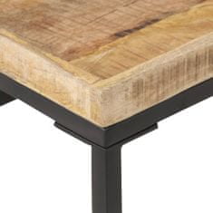 Vidaxl Konferenčný stolík 110x60x42 cm surové mangovníkové drevo