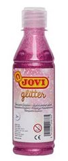 JOVI trblietavá temperová farba 250 ml vo fľaši ružovej farby