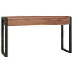 Vidaxl Stôl s 2 zásuvkami 140x40x75 cm recyklované teakové drevo