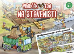 Vrabčák Eda na staveništi - 3 podlahová leporela = 1 velké staveniště