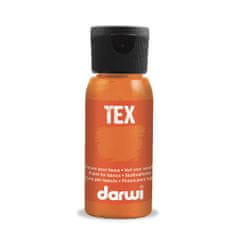 DARWI TEX farba na textil - oranžová 50 ml