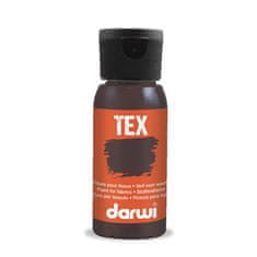 DARWI TEX farba na textil - tmavohnedá 50 ml