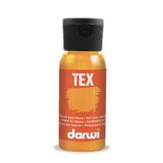 DARWI TEX farba na textil - Neónová oranžová 50 ml