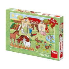 Puzzle 100XL Zvieratá na farme