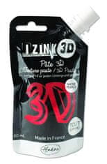 IZINK 3D embosovacia pasta 80 ml/tulipán, perleťovo červená