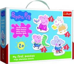 Baby puzzle Prasátko Peppa 4v1 (3,4,5,6 dílků)