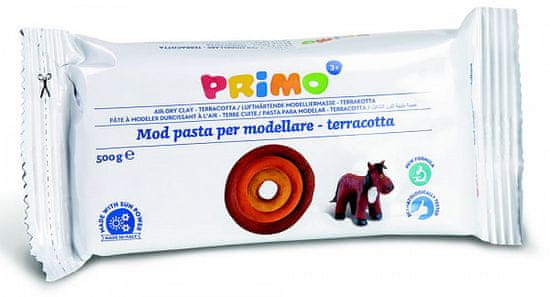 PRIMO Samotuhnúca hmota 500 g - terakota